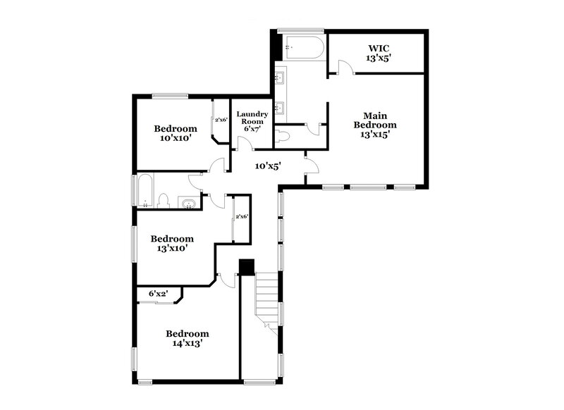 2,245/Mo, 3929 W Irwin Ave Phoenix, AZ 85041 Floor Plan View 2