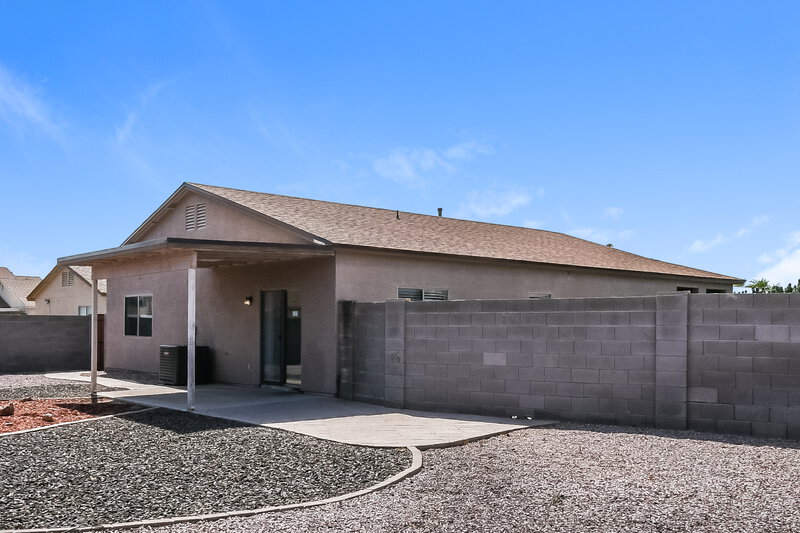 1,855/Mo, 1142 E Desert Rose Trail San Tan Valley, AZ 85143 Rear View