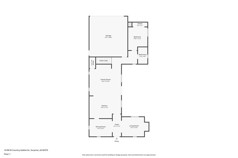 2,285/Mo, 14180 W Country Gables Dr Surprise, AZ 85379 Floor Plan View