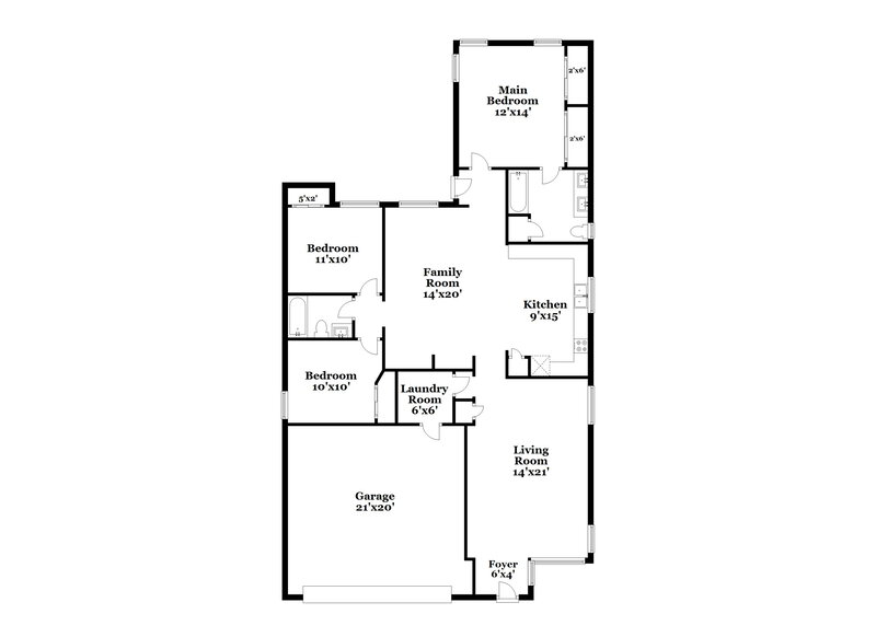 2,375/Mo, 2915 S Aletta Mesa, AZ 85212 Floor Plan View