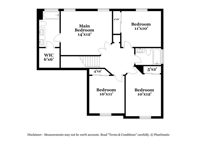 2,095/Mo, 12329 W Windrose Dr El Mirage, AZ 85335 Floor Plan View 2