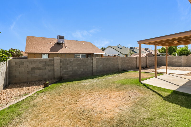 2,095/Mo, 7233 W Ocotillo Rd Glendale, AZ 85303 Rear View 2