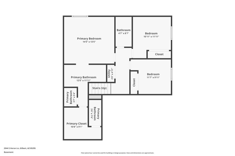 2,270/Mo, 2044 S Heron Ln Gilbert, AZ 85295 Floor Plan View