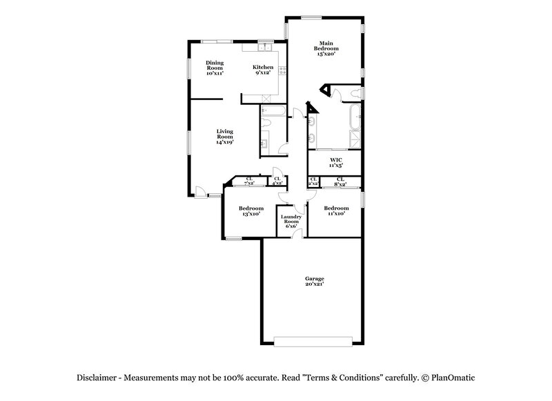 1,990/Mo, 20962 E Via Del Palo Queen Creek, AZ 85142 Floor Plan View