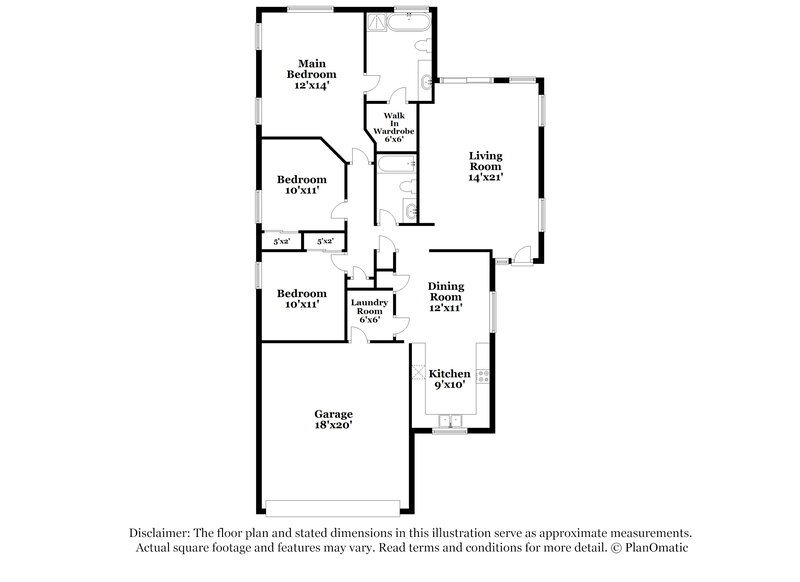 2,190/Mo, 9244 E Madero Ave Mesa, AZ 85209 Floor Plan View