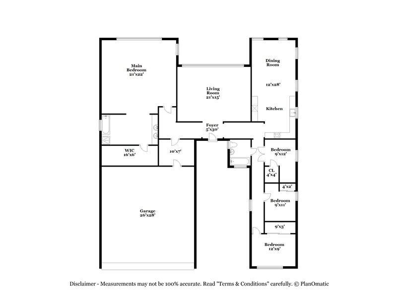3,710/Mo, 3374 E Santa Fe Ln Gilbert, AZ 85297 Floor Plan View