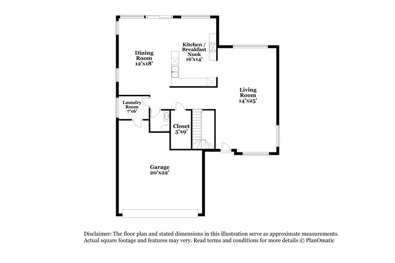 2,505/Mo, 5172 W Kesler Ln Chandler, AZ 85226 Floor Plan View