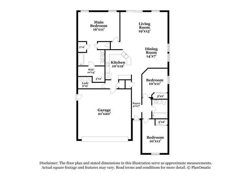 1,965/Mo, 4545 E Longhorn Street San Tan Valley, AZ 85140 Floor Plan View