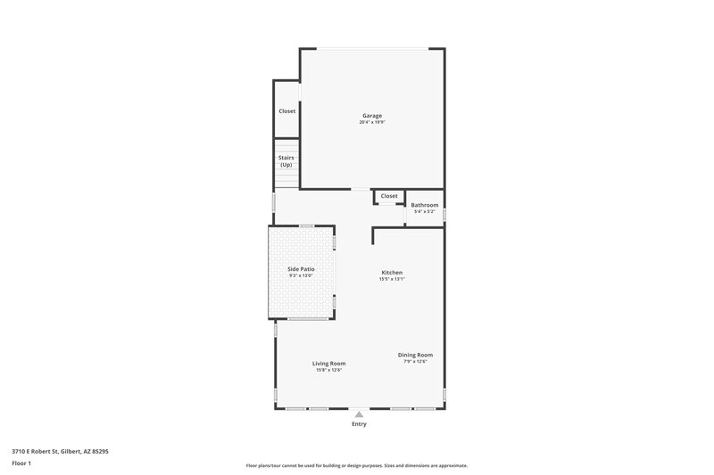 2,315/Mo, 3710 E Robert St Gilbert, AZ 85295 Floor Plan View