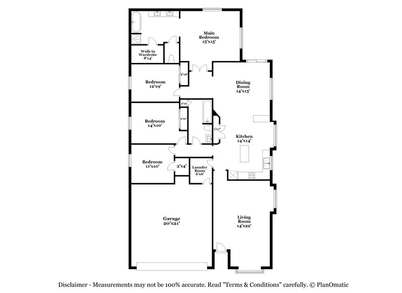2,810/Mo, 748 W Dublin Street Gilbert, AZ 85233 Floor Plan View