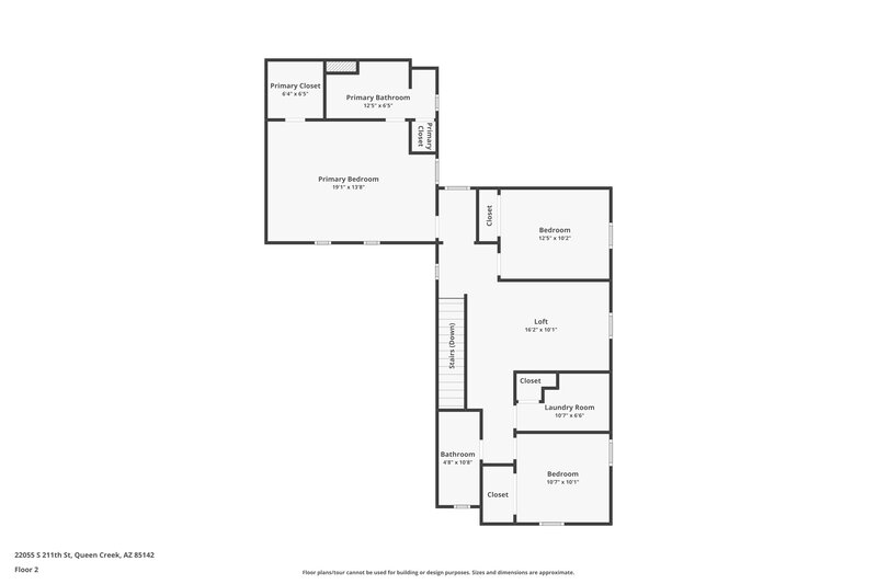 1,990/Mo, 22055 211th St Queen Creek, AZ 85142 Floor Plan View 2