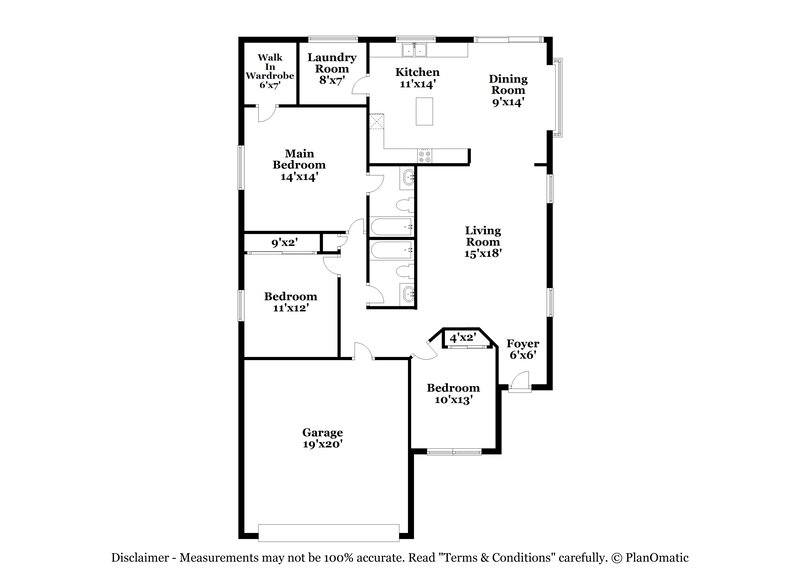 1,980/Mo, 2301 S Palo Verde Dr Apache Junction, AZ 85120 Floor Plan View