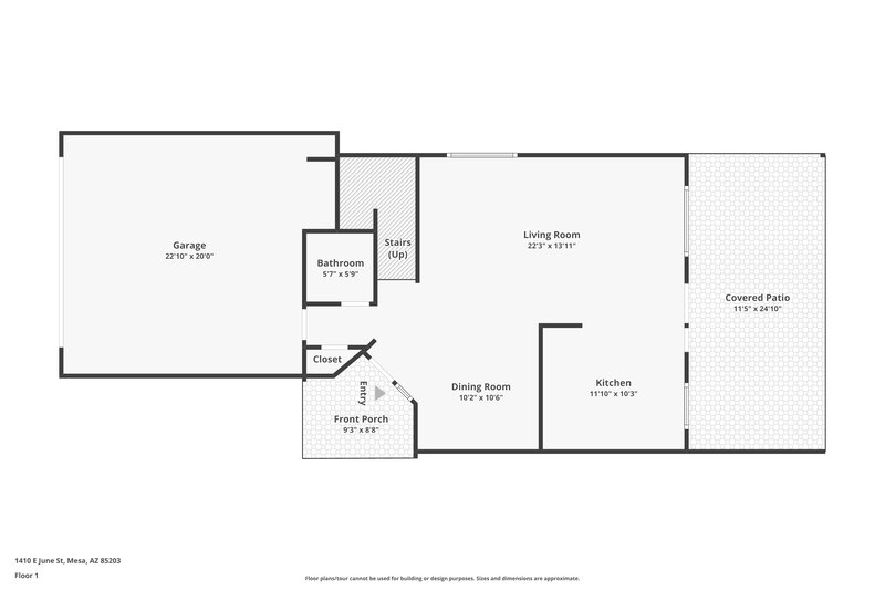 2,190/Mo, 1410 E June St Mesa, AZ 85203 Floor Plan View