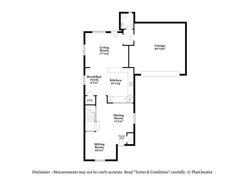 2,490/Mo, 3519 E Tulsa St Gilbert, AZ 85295 Floor Plan View 2