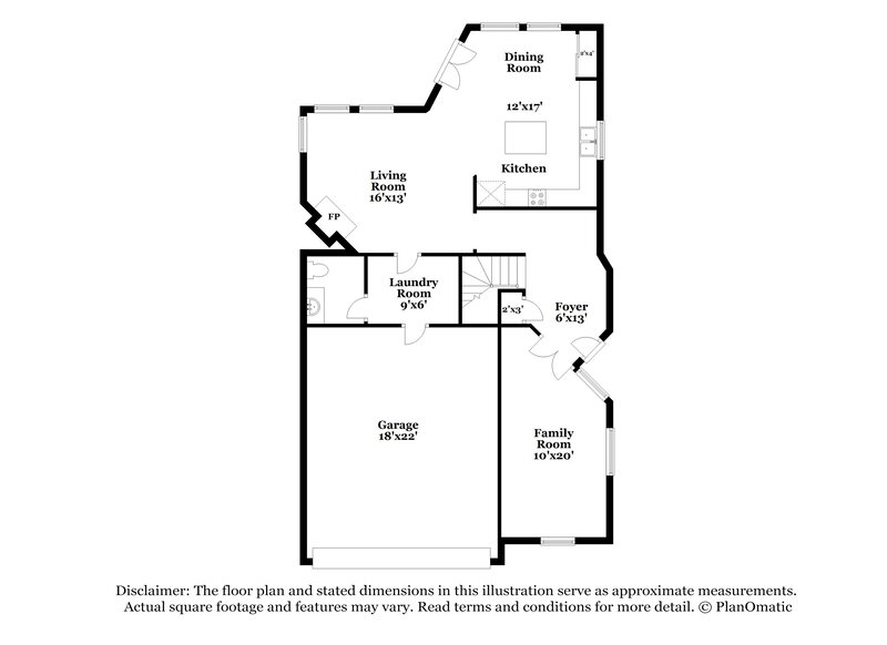 2,585/Mo, 1434 E South Fork Dr Phoenix, AZ 85048 Floor Plan View 2