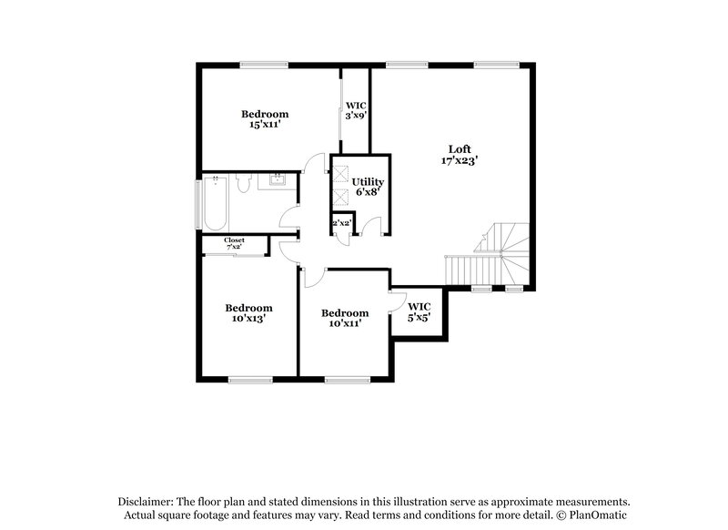 2,245/Mo, 12409 W Corrine Dr El Mirage, AZ 85335 Floor Plan View