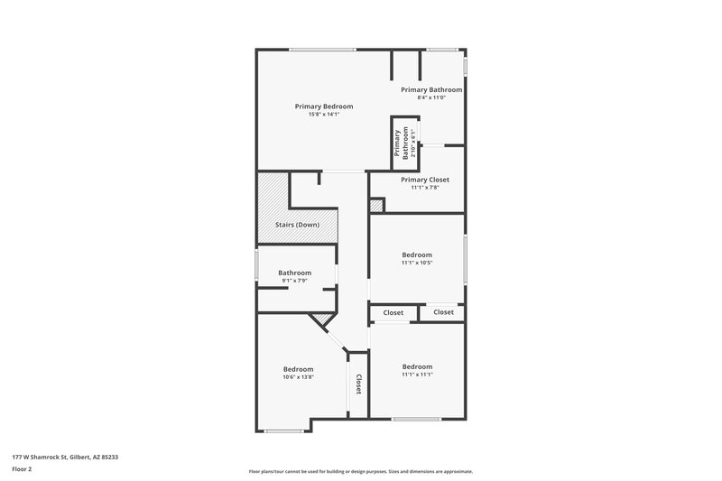 2,650/Mo, 177 W Shamrock St Gilbert, AZ 85233 Floor Plan View 2
