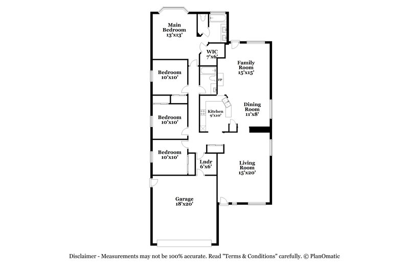 2,480/Mo, 3377 S Tatum Ct Gilbert, AZ 85297 Floor Plan View