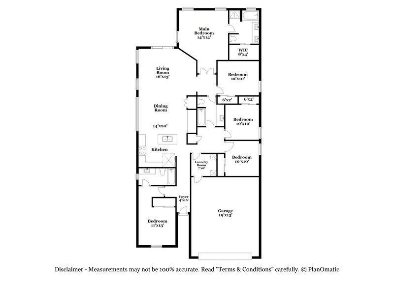 2,615/Mo, 7715 S 68th Dr Laveen, AZ 85339 Floor Plan View