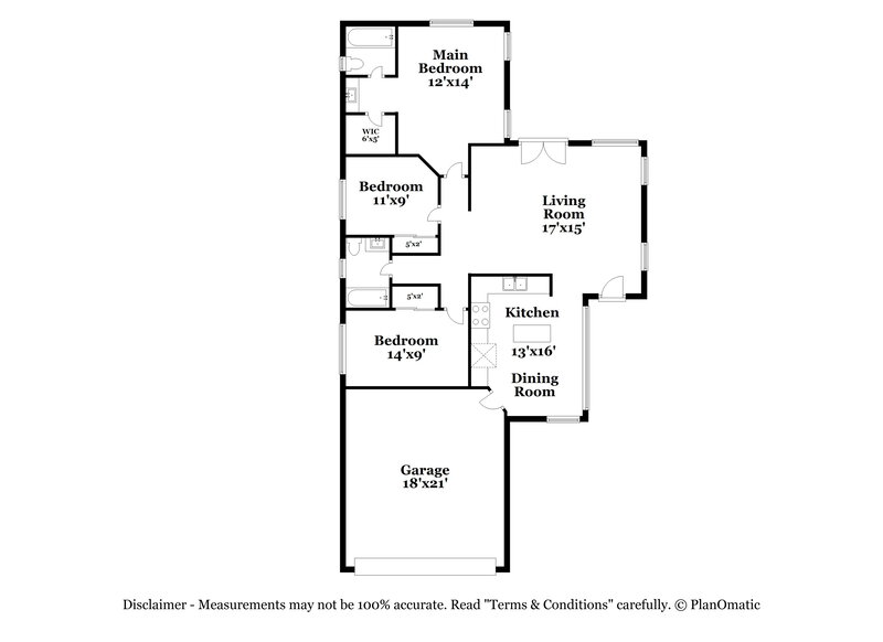 2,365/Mo, 72 N Cholla St Gilbert, AZ 85233 Floorplan View