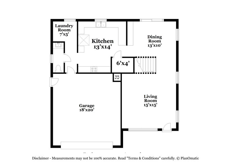 2,200/Mo, 6521 W Preston Ln Phoenix, AZ 85043 Floor Plan View