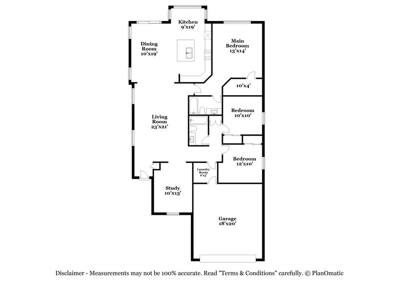2,145/Mo, 15845 W Yavapai St Goodyear, AZ 85338 Floor Plan View