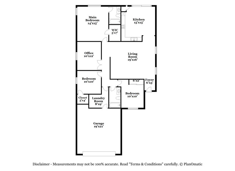 2,350/Mo, 11218 E Quarry Ave Mesa, AZ 85212 Floor Plan View