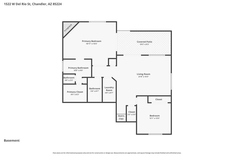 3,375/Mo, 1522 W Del Rio St Chandler, AZ 85224 Floor Plan View