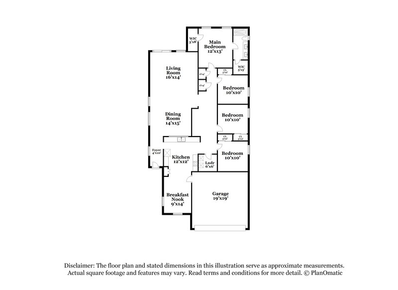 1,950/Mo, 425 E Goldmine Ct San Tan Valley, AZ 85140 Floor Plan View