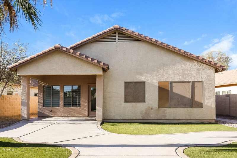 1,875/Mo, 45129 W Desert Cedars Ln Maricopa, AZ 85139 Rear View