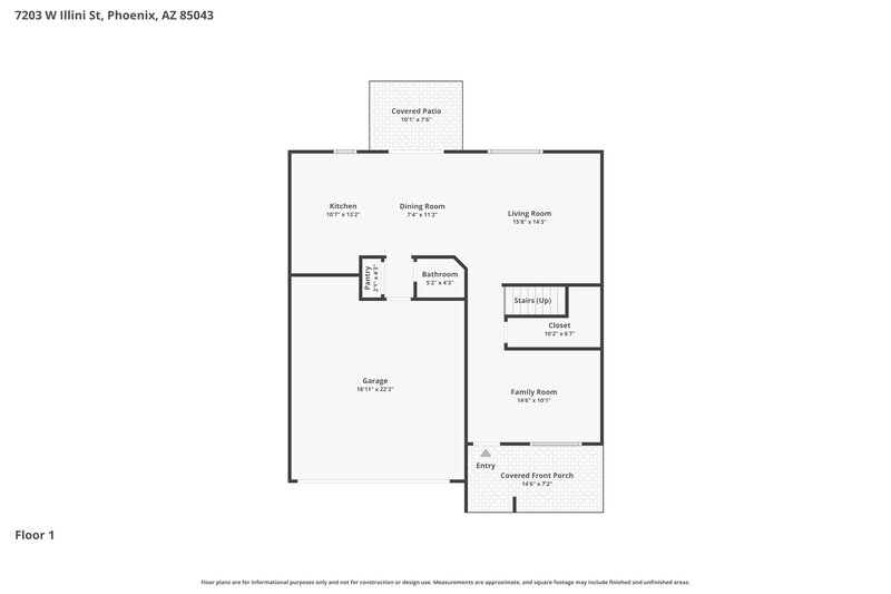 2,180/Mo, 7203 W Illini St Phoenix, AZ 85043 Floor Plan View