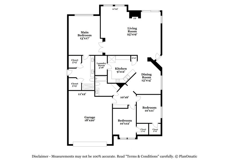 2,620/Mo, 2732 W Gila Lane Chandler, AZ 85224 Floor Plan View