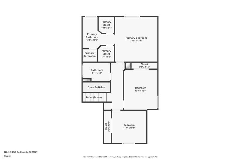 1,975/Mo, 22243 N 29th Dr Phoenix, AZ 85027 Floor Plan View 2