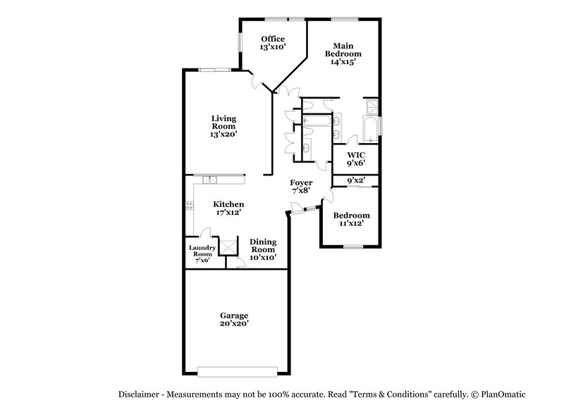 2,810/Mo, 41113 N Prestancia Dr Phoenix, AZ 85086 Floor Plan View