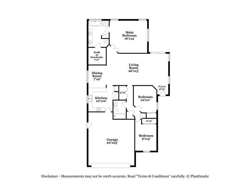 1,685/Mo, 4196 E Coal St San Tan Valley, AZ 85143 Floor Plan View