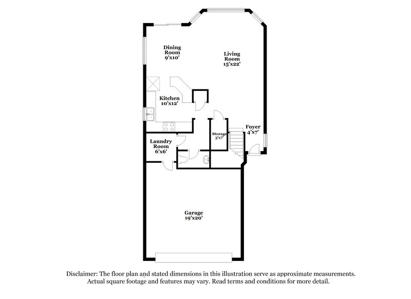 3,080/Mo, 16615 N 19th Street Phoenix, AZ 85022 Floor Plan View 2