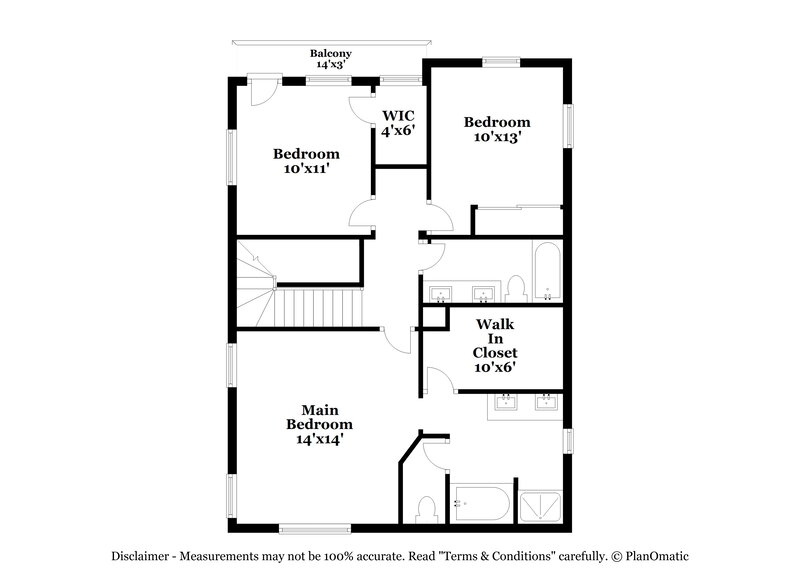 1,975/Mo, 14107 W Country Gables Dr Surprise, AZ 85379 Floor Plan View 2