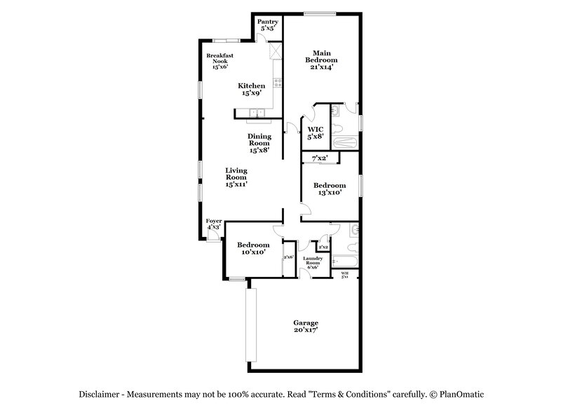 2,565/Mo, 11209 N 89th Way Scottsdale, AZ 85260 Floor Plan View
