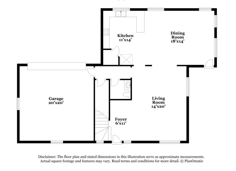 1,970/Mo, 11987 W Belmont Drive Avondale, AZ 85323 Floor Plan View