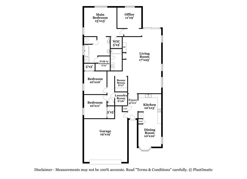 2,280/Mo, 6279 S Sunnyvale Ct Gilbert, AZ 85298 Floor Plan View