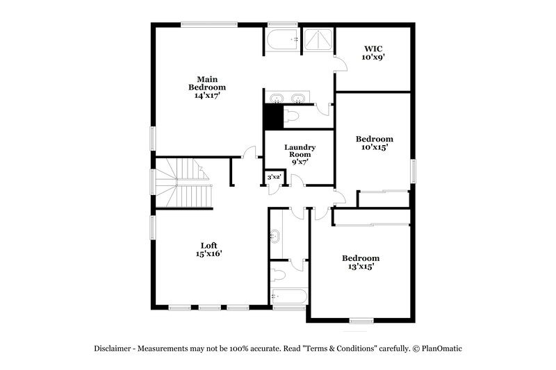 2,395/Mo, 7119 W Wood St Phoenix, AZ 85043 Floorplan View