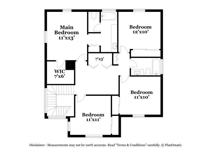 2,200/Mo, 3012 S 101st Ave Tolleson, AZ 85353 Floor Plan View