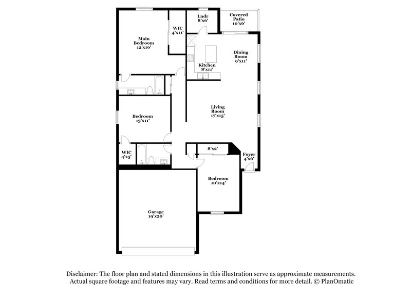 2,015/Mo, 650 E Renegade Pl Queen Creek, AZ 85143 Floor Plan View