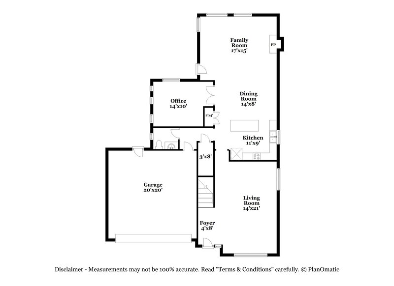 2,440/Mo, 19091 E Pelican Dr Queen Creek, AZ 85142 Floor Plan View