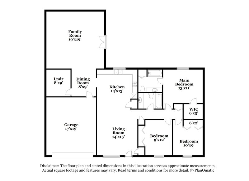 2,375/Mo, 1120 W Hackamore Street Mesa, AZ 85201 Floor Plan View