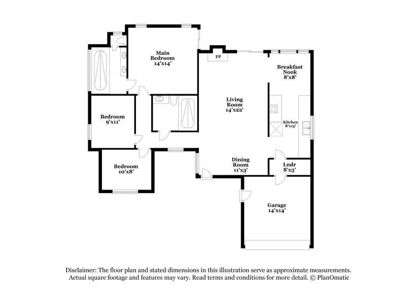 1,985/Mo, 4814 W Mcrae Way Glendale, AZ 85308 Floor Plan View