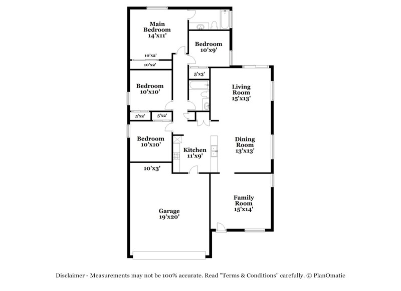 1,985/Mo, 963 E Pima Ave Apache Junction, AZ 85119 Floor Plan View