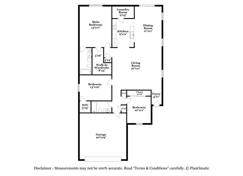 2,080/Mo, 41302 N Hudson Trl Anthem, AZ 85086 Floor Plan View