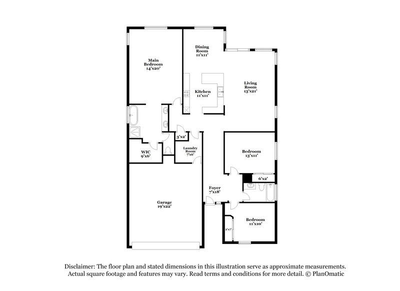 2,300/Mo, 6697 S Cartier Dr Gilbert, AZ 85298 Floor Plan View