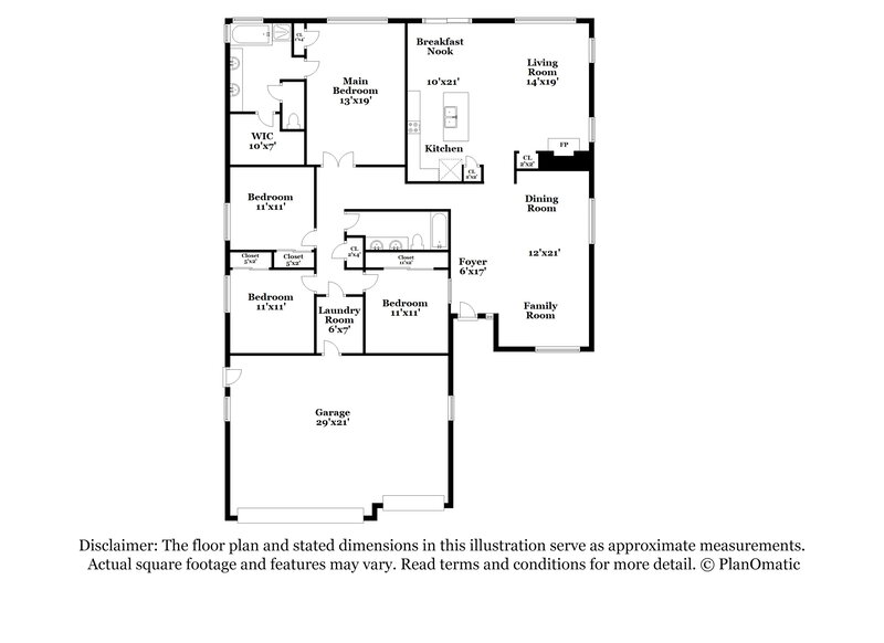 2,855/Mo, 730 N Swallow Ln Gilbert, AZ 85234 Floor Plan View